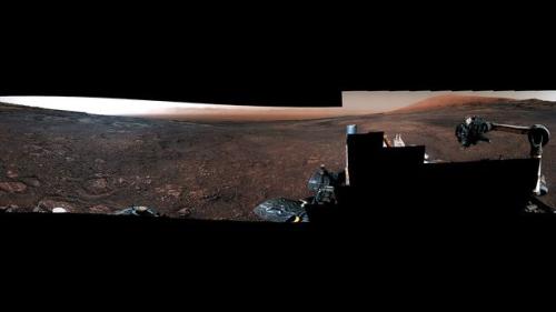 火星长这样？“好奇”号火星车拍摄火星全景(图)