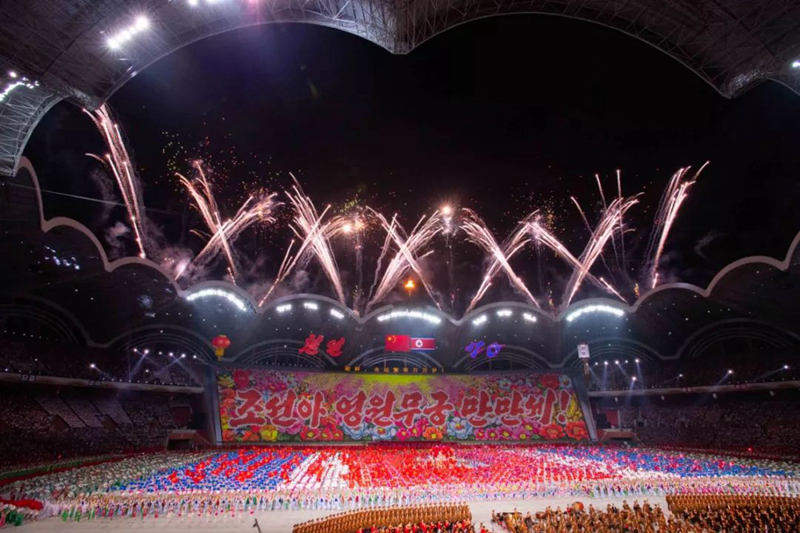 朝鲜为习近平来访专门创作的演出 现场太美太壮观