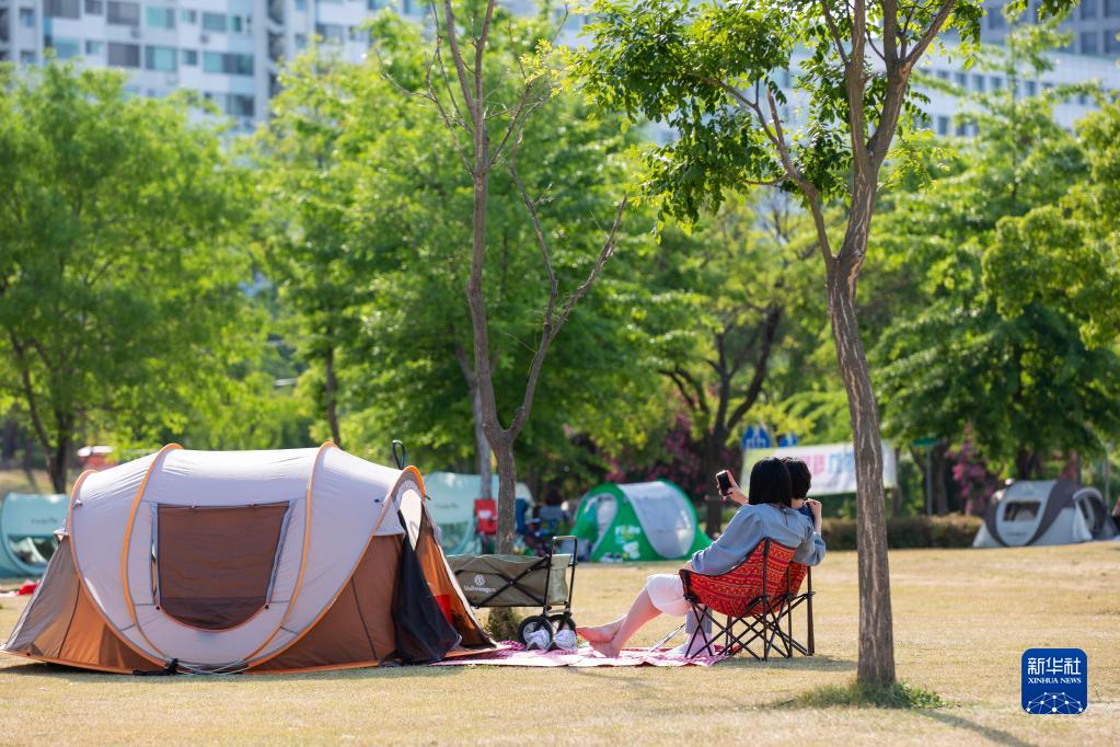 韩国首尔：热浪来袭