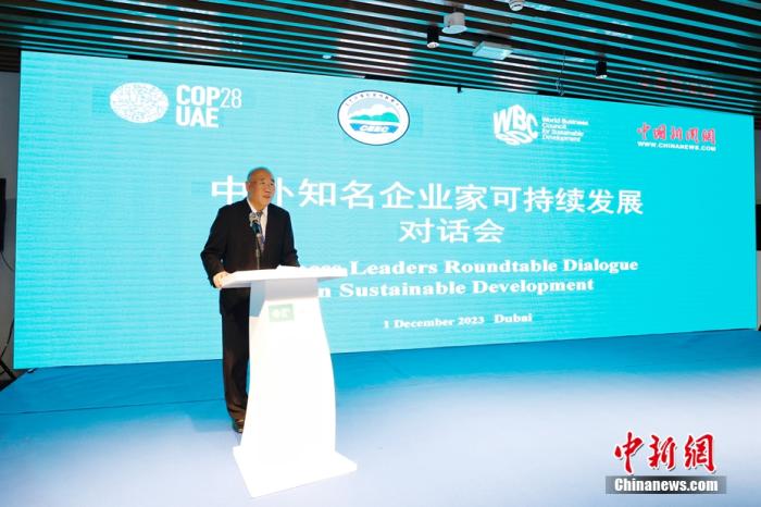 中外知名企业家可持续发展对话会在迪拜举行