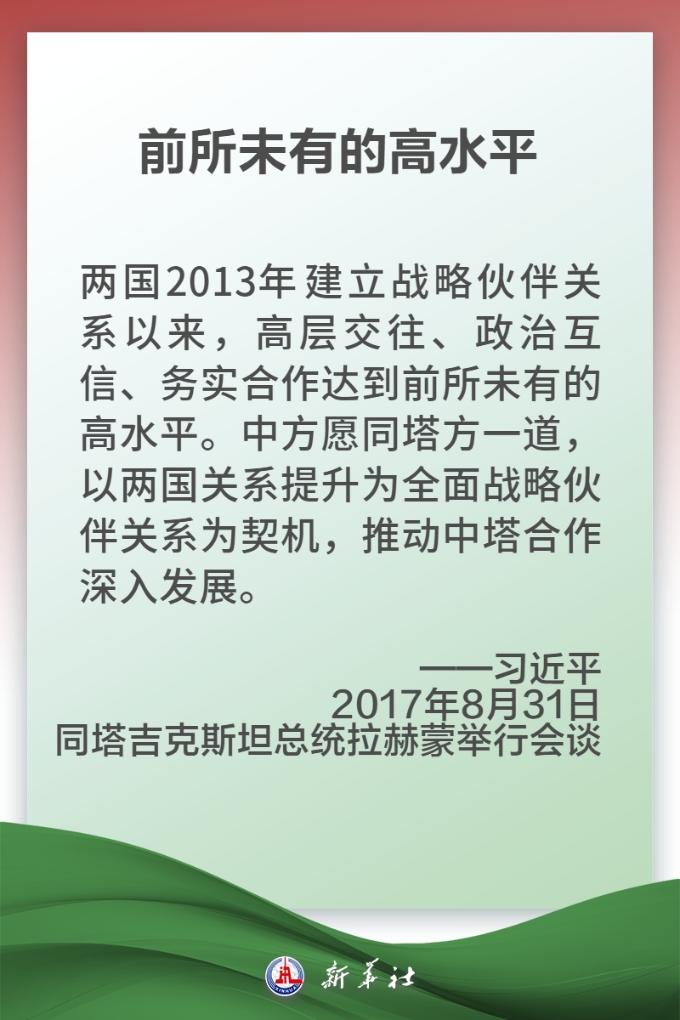 金句海报 | “相互倚靠的铁杆伙伴”——习近平主席谈中塔关系