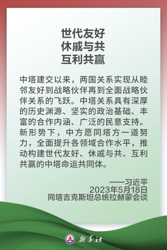 金句海报 | “相互倚靠的铁杆伙伴”——习近平主席谈中塔关系