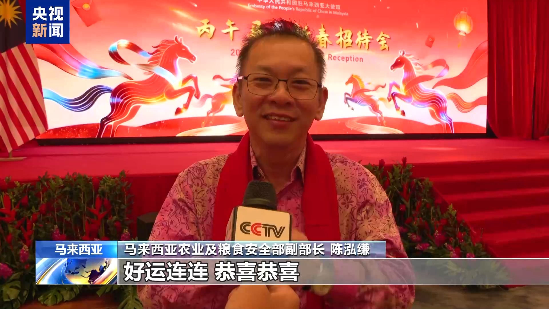 我驻多国使馆举办春节招待会 共庆新春