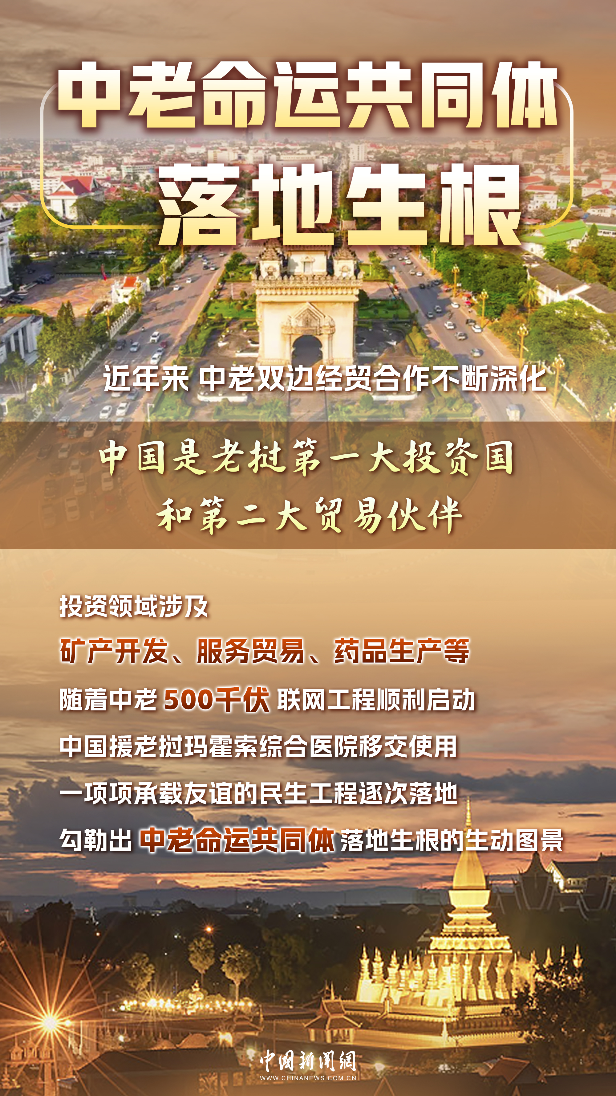 建交65周年 中国老挝合作“一路生花”香飘万里
