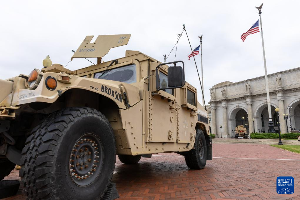 部署在美国首都华盛顿的国民警卫队