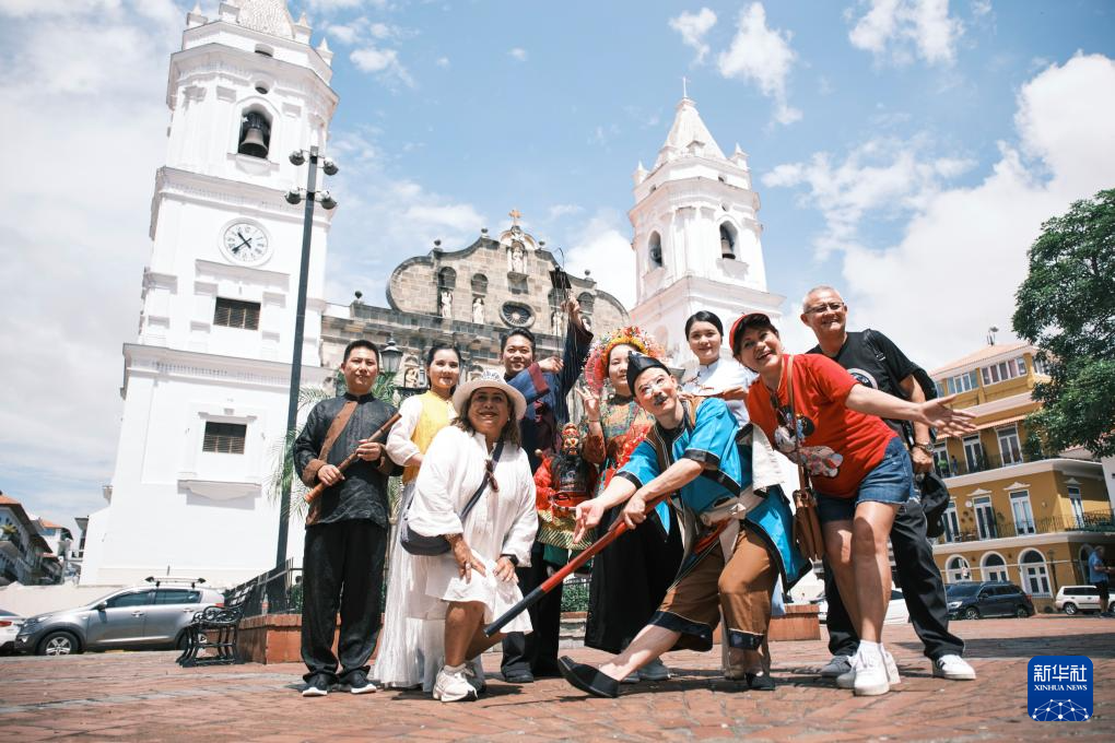 中国泉州文旅小分队快闪巴拿马城